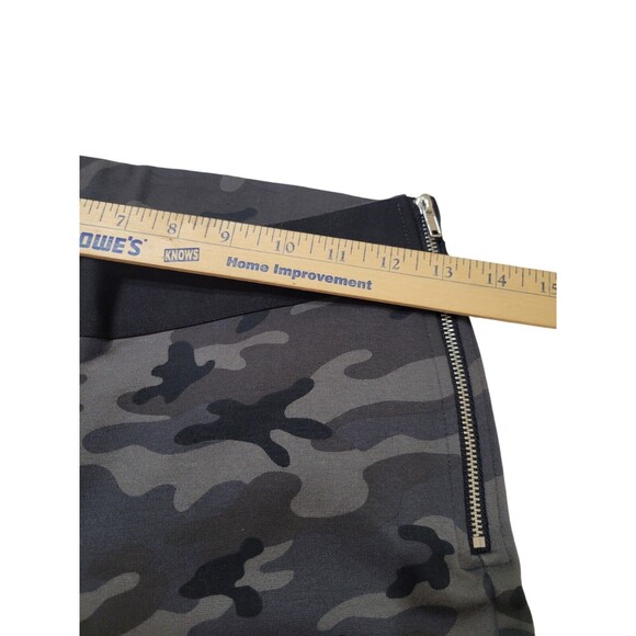 NWT GAP Ponte Legging Black Camo Side Zip Pants Size S C5 - Picture 4 of 10